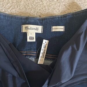 Madewell Maternity Skinny Jeans in Navy size 32 NWT